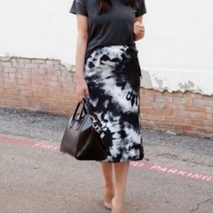 Wild Fable Tie Dye Skirt Bias Midi length